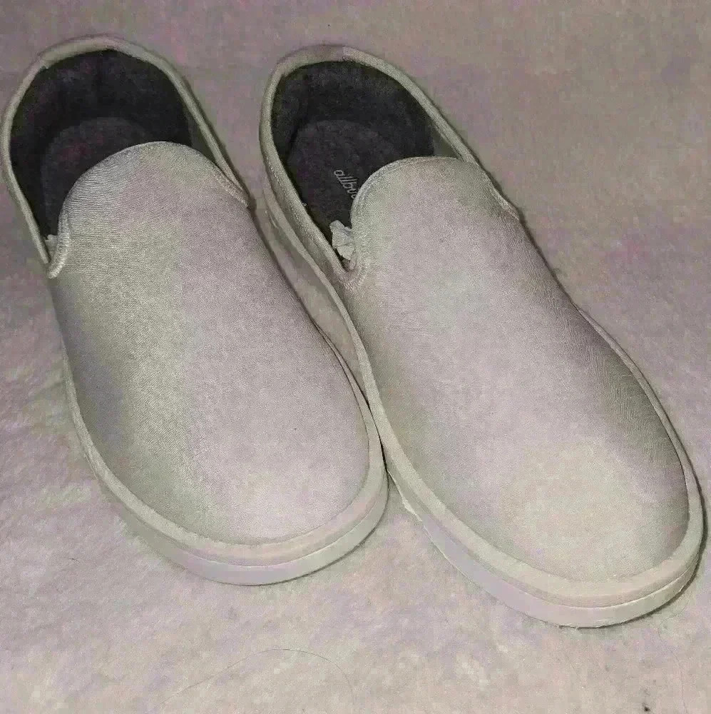 Allbirds Wool Lounger Women Sz 8 Woven Slip On Sneaker Creamy Ivory Slip On
